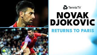 Novak Djokovic Returns To Paris vs Tomas Etcheverry  Rolex Paris Masters 2023 Highlights [upl. by Lerim]