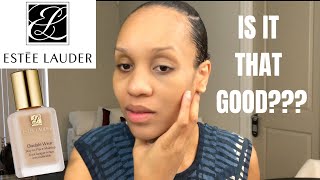 I Finally Tried ESTÉE LAUDER Double Wear Stay In Place Foundation  How Good Is It  Tawny 3w1 [upl. by Bobbette]