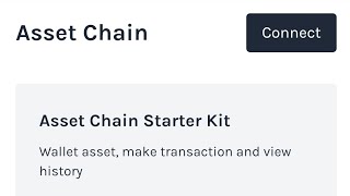 Asset Chain Telegram Mini App starter kit [upl. by Lubba]