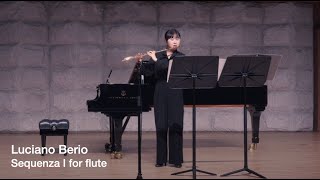 김지원 Luciano Berio  Sequenza I for flute [upl. by Sue]