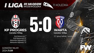 KP PROGRES vs WARTA GORZÓW 50 [upl. by Ecirtnahs]