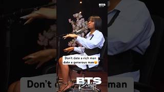 Don’t date a rich man  date a generous man  simi youtubeshorts viral podcats dating love val [upl. by Concha]