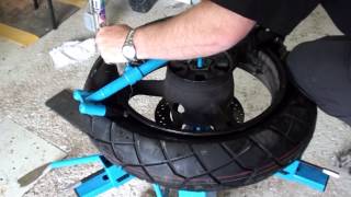 Idiots guide to Suzuki VStrom 1000 Rear Tire Change [upl. by Gamali]