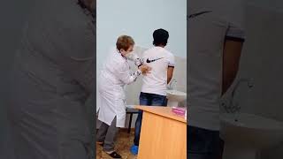 Palpation of Renal System  Internal Medicine stgmu stavropol [upl. by Isnyl]