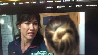 Casualty  Stevie amp Iain tells Max that faith is an addict amp the diazepam [upl. by Mezoff]