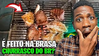 CHURRASCO BRASILEIRO É FEITO NA BRASA [upl. by Aneelas745]