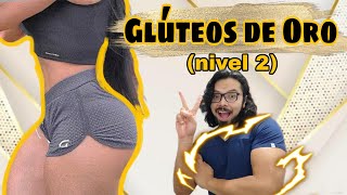 💋 Rutina para GLÚTEOS SENSUALES Nivel 2 en Casa [upl. by Linc791]