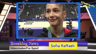 Olimpiadi Parigi Sofia Raffaeli medaglia di bronzo fa la storia della Ginnastica Ritmica [upl. by Neerroc]