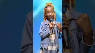 Incredible voice of Neilla from Rwanda on AGT youraisemeup youtubeshort trendingshorts kidsvideo [upl. by Etnad]