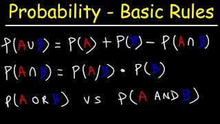 Multiplication amp Addition Rule  Probability  Mutually Exclusive amp Independent Events [upl. by Vala]