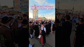 Oktoberfest 2024 Munich running from Saturday September 21st to Sunday October 6th [upl. by Kiraa524]