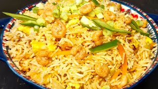 BEST Shrimp Fried Rice Recipe  Quick 20Minute Dinner  Better Than Takeout Asian Fried Rice 🍚 [upl. by Maddie]