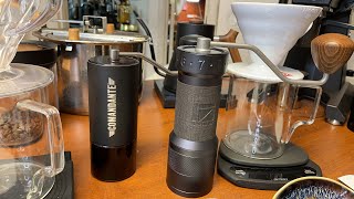 Comandante C40 vs 1Zpresso Kplus Coffee Grinder [upl. by Orimisac898]