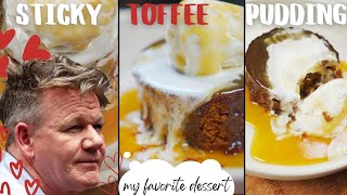 GORDON RAMSAYs FAVORITE Dessert  Hells Kitchen Sticky Toffee Pudding [upl. by Danby]