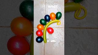 Red Green Yellow Blue Orange Beautiful Water Colour Balloons Popping ASMR Satisfying Reverse Video 🍁 [upl. by Orabla]