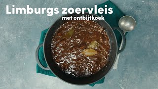 Stoofvlees uit Limburg zoervleis met ontbijtkoek  Allerhande [upl. by Christean]