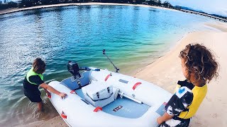 New Sail Boat Dingy Test Run While We Wait For Mackerel [upl. by Hana568]