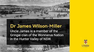 Dr James WilsonMiller  a member of the Gringai clan of the Wonnarua Nation [upl. by Basset]