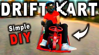 Easy DIY Electric Drift Kart  Taxi Garage 48v Crazy Cart Upgrade Kit Test and Review [upl. by Akena755]