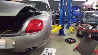 2007 Bentley Continental GTC electric parking brake unlock [upl. by Chao]