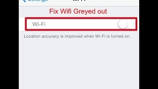 iPhone 4s WiFi not working or greyed out WiFi in setting Issue Fix Easy [upl. by Samala]