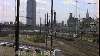 Sunnyside Yard east end Daylight operation 1990 [upl. by Mirabelle]