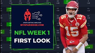 NFL Week 1 First Look  NFL Week 1 Betting Picks  NFL PrizePicks Week 1 [upl. by Ellenid437]