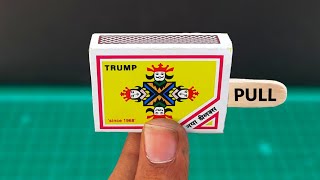 Amazing matchbox toy  matchbox magic trick  how to make an easy toy [upl. by Dugan]