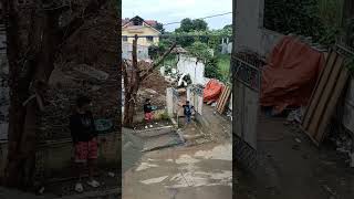 Footing Excavation l Backhoe with Breaker l Foundation Work l Two Storey House shorts short [upl. by Anayik]