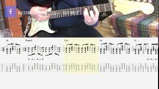 Crowded House  Dont Dream Its Over GUITAR COVER  PLAY ALONG TAB  SCORE [upl. by Ailahs]