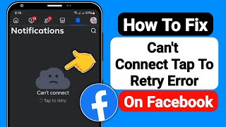 How to Fix Cant Connect Tap to Retry Error on Facebook [upl. by Lesya]