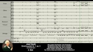 Haydn Digital Streichquartett Nr 7 opus 2  orchestriert [upl. by Timothy582]