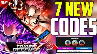 UPDATE  4X ALL WORKING CODES FOR ALL STAR TOWER DEFENSE 2024 ROBLOX ASTD CODES [upl. by Attekahs]