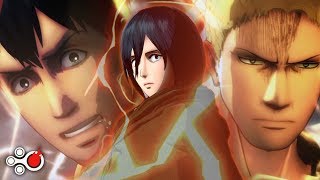 ATTACK ON TITAN 2 PS4 Bertholdt amp Reiner Transform  Gameplay Walkthrough amp Cutscenes 14 進撃の巨人 2 [upl. by Neggem]