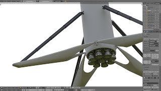 Blender 3D  Multi Cylinder Suspension ex SpaceX Falcon 9 Landing Leg [upl. by Mcdermott57]