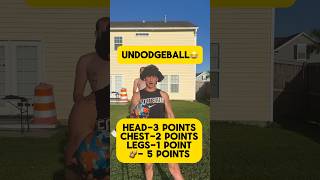 UNDODGEBALL GAME😂 double blindfolded dodgeball game funny sports throwback [upl. by Lenni]