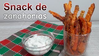 PALITOS De Zanahorias para ver Peliculas Receta con ZANAHORIA al estilo de PAPAS FRITAS [upl. by Bellanca]