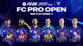 FC Pro  Open 25 Match Week 1  Group A [upl. by Enajyram]