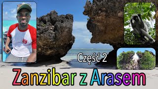 Zanzibar 🇹🇿Wycieczki z Arasem 💥 Jozani Forest 🌱 🌿 Mtende beach 🌞 The Rock Restaurant 🍸 🍹 [upl. by Berfield]