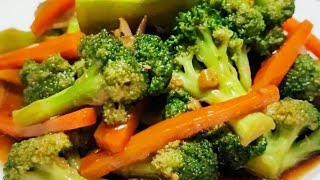 Super Quick Stir Fry Broccoli and Carrot Recipe  Broccoli Recipe [upl. by Yraht]