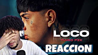 QUE TEMA Tiago PZK  Loco REACCION [upl. by Donadee]