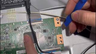 How to use TCON Tool DC VGH VGL Programmer Repair CS0T ST5461D073C1 No Picture Problem [upl. by Litnahs]