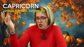 ♑Zodia CAPRICORN🌈HOROSCOP 28103112024 cu astrolog ACVARIA versiune short [upl. by Meill101]