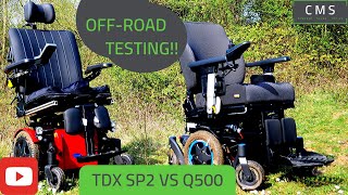 OFFROAD TESTING  INVACARE VS SUNRISE MEDICAL [upl. by Kippie]