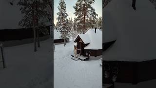 Winter in Lapland 🤍 Dreaming about these magical moments lapland snow snow [upl. by Ohcamac991]