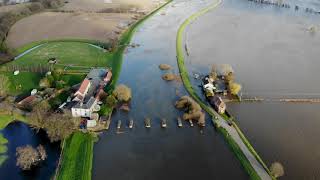 Snaith floods feb 2020 DJI Mavic Air Drone shots [upl. by Esmeralda]