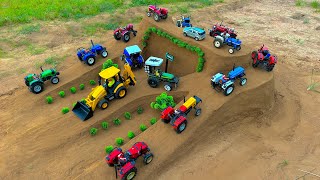 Mini tractor trolley parking videos  tractor jcb video  tractor video gadiMrDevCreators [upl. by Pedaiah]