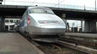 TGV Atlantique en gare de Bordeaux été 2009 [upl. by Jolda]