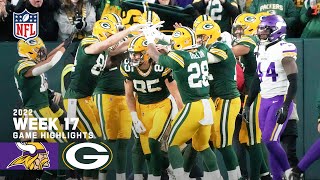 Minnesota Vikings vs Green Bay Packers  2022 Week 17 Game Highlights [upl. by Roselane]