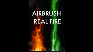 HowTo Airbrush Real Fire with candy2o  Part 1 [upl. by Cohligan]